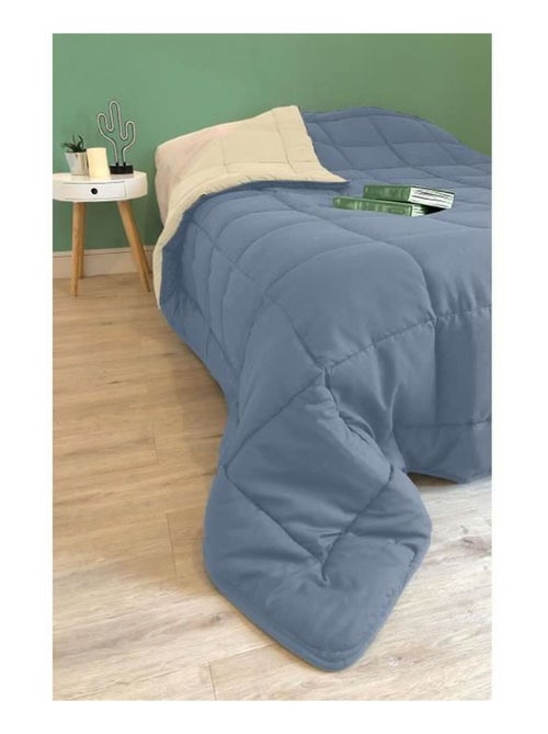 Ligero edredón reversible bicolor de microfibra de 200 g/m² - Kiabi