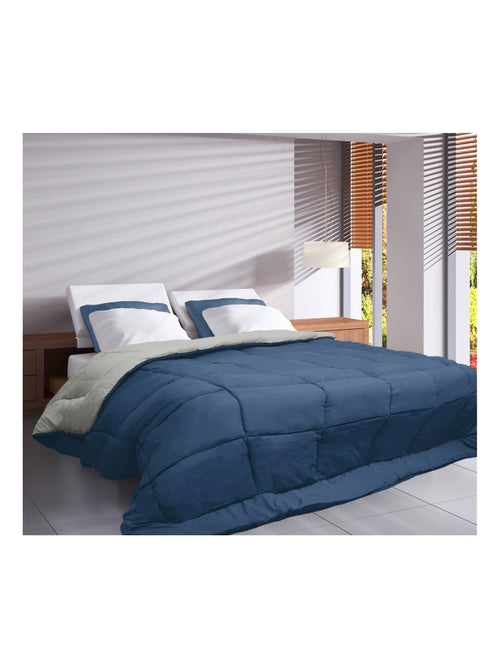 Ligero edredón reversible bicolor de microfibra de 200 g/m² - Kiabi