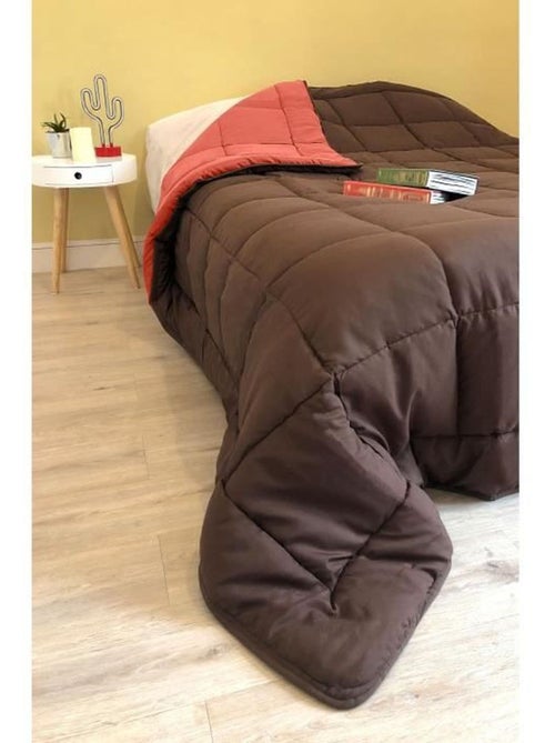 Ligero edredón reversible bicolor de microfibra de 200 g/m² - Kiabi