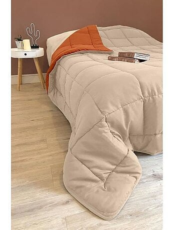 Ligero edredón reversible bicolor de microfibra de 200 g/m²