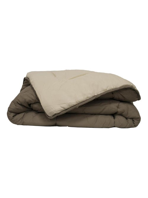 Ligero edredón reversible bicolor de microfibra de 200 g/m² - Kiabi