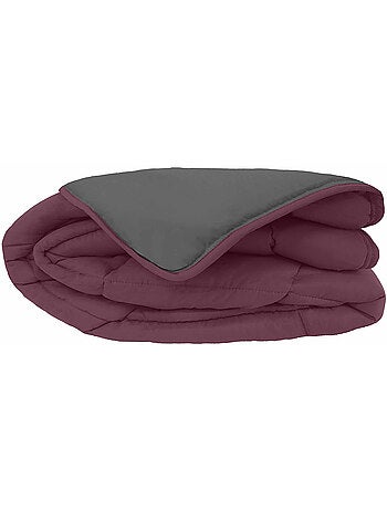 Ligero edredón reversible bicolor de microfibra de 200 g/m²
