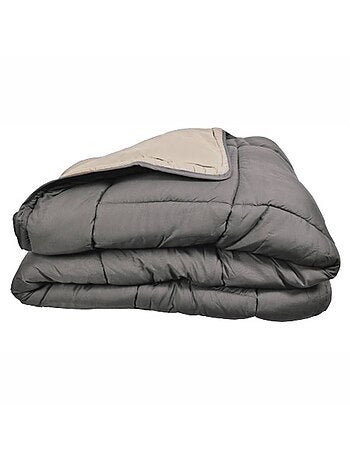 Ligero edredón reversible bicolor de microfibra de 200 g/m²