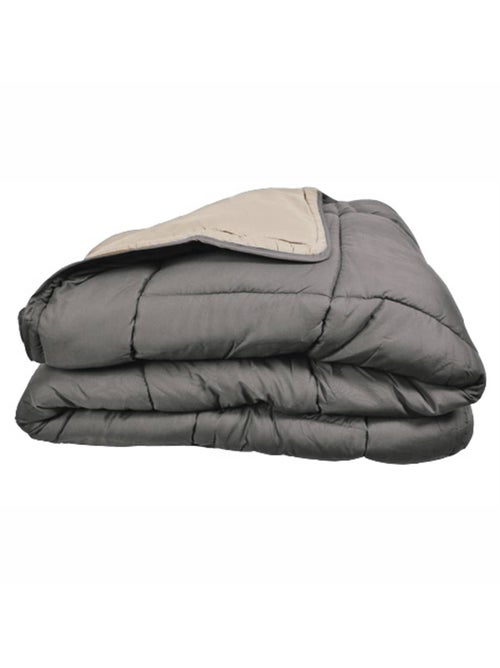 Ligero edredón reversible bicolor de microfibra de 200 g/m² - Kiabi