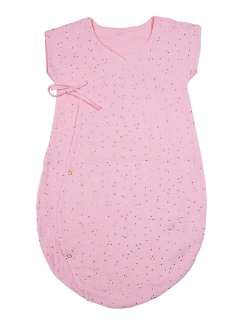 Ligero saco de dormir de verano en gasa doble de algodón lisa | SEVIRA KIDS - Kiabi
