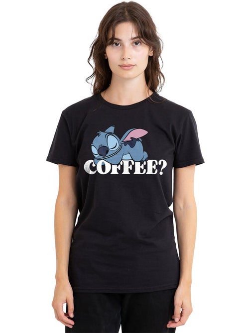 Lilo & Stitch - Camiseta Coffee? para Mujer - Kiabi