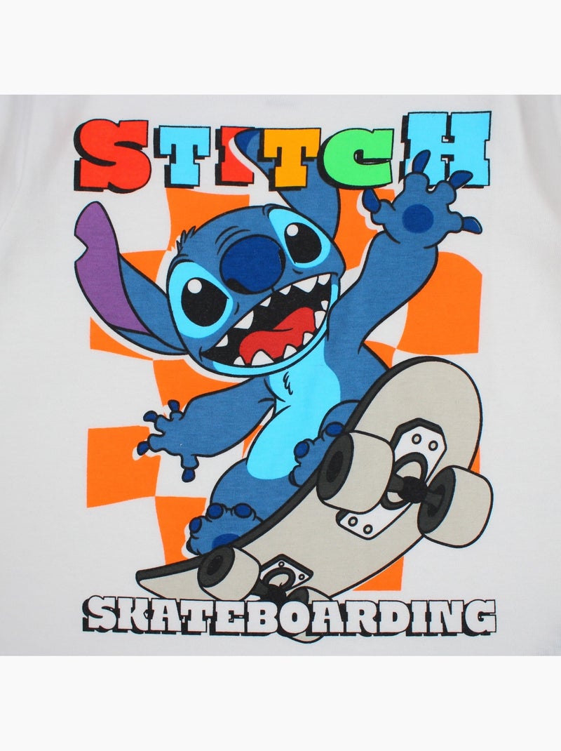 Lilo & Stitch - Conjunto camiseta y short niño Naranja - Kiabi