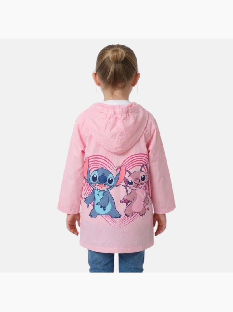 Lilo & Stitch - Impermeable infantil Stitch y Angel Rosa - Kiabi
