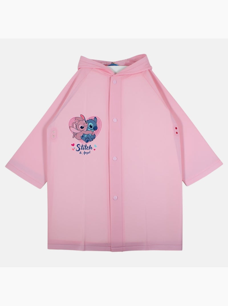 Lilo & Stitch - Impermeable infantil Stitch y Angel Rosa - Kiabi