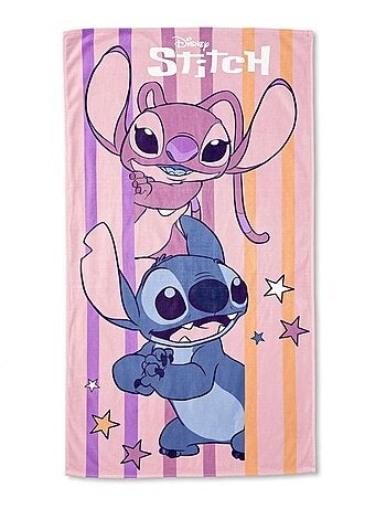 Lilo & Stitch - Toalla de playa niño con dibujo de Lilo y Stitch