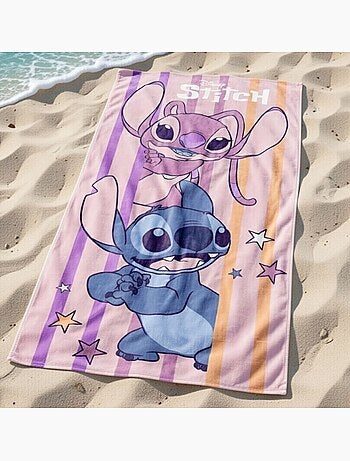 Lilo & Stitch - Toalla de playa niño con dibujo de Lilo y Stitch