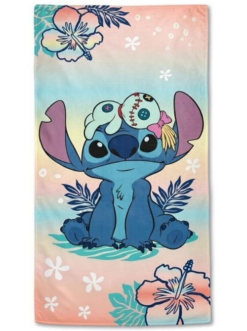 Lilo & Stitch - Toalla de playa niño con motivo personaje colorido - Kiabi