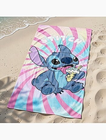 Lilo & Stitch - Toalla de playa niño con motivo personaje colorido