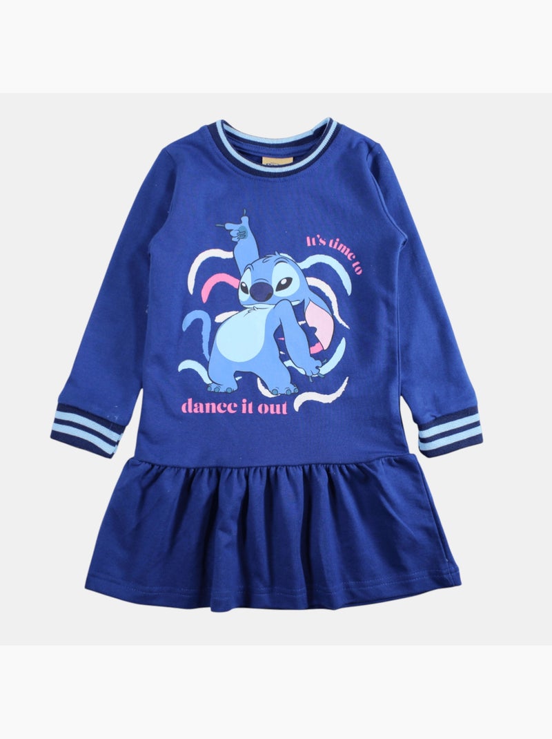 Lilo & Stitch - Vestido niña Azul marino - Kiabi