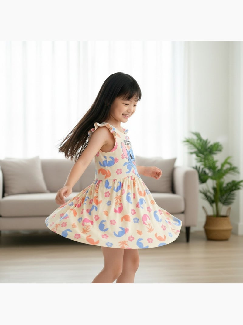 Lilo & Stitch - Vestido para niña Naranja - Kiabi