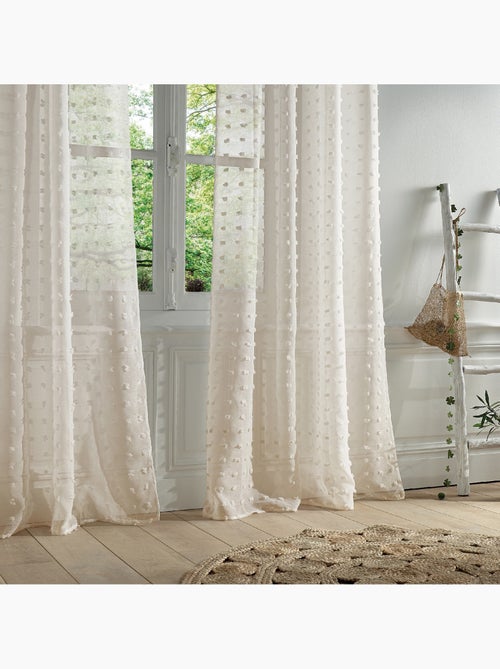 Lily beige transparente 140x240cm - Kiabi