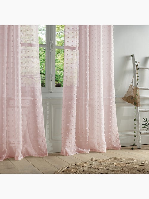 Lily rosa claro transparente 140x240cm - Kiabi Lily rosa claro transparente 140x240cm - Kiabi
