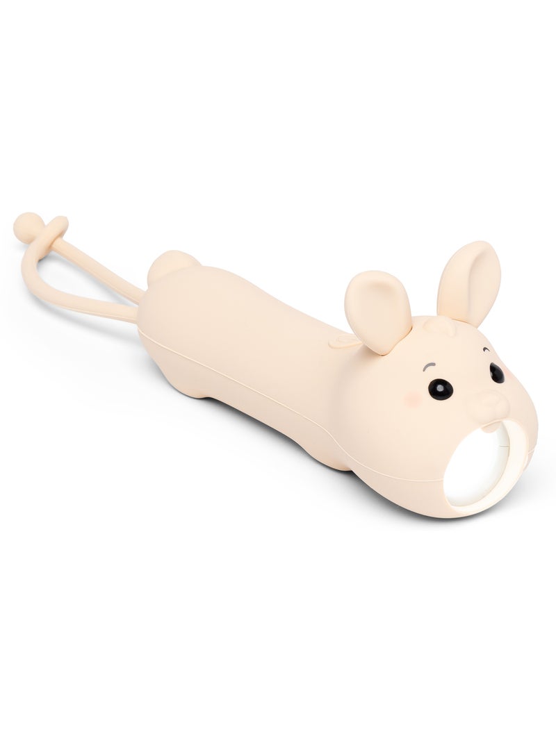 Linterna animales de silicona para niños | little l Beige - Kiabi