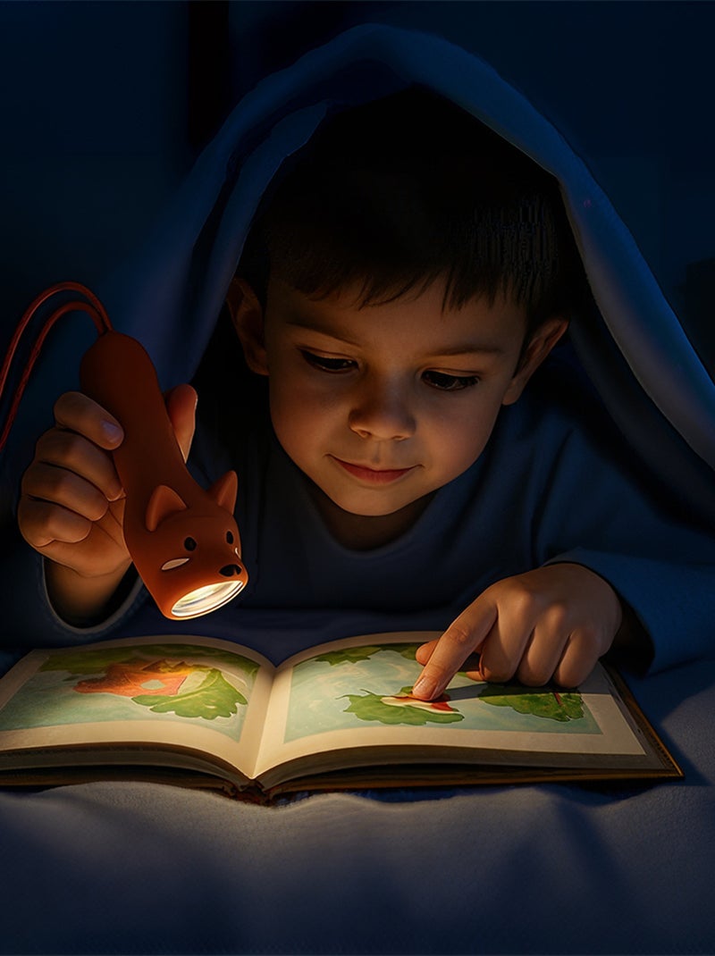 Linterna animales de silicona para niños | Little L Marrón claro - Kiabi