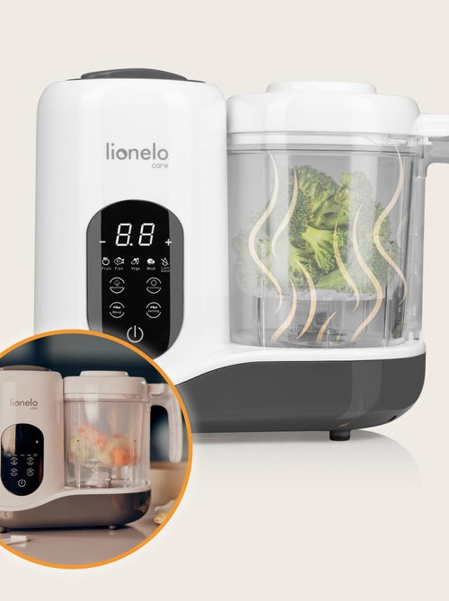 LIONELO 5 en 1 - Licuadora - Vaporera - Calienta biberones - Esterilizador - Kiabi