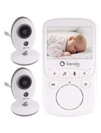 LIONELO Babyline 5.1 - Vigilabebés inalámbrico con vídeo - 2 cámaras - Comunicación bidireccional