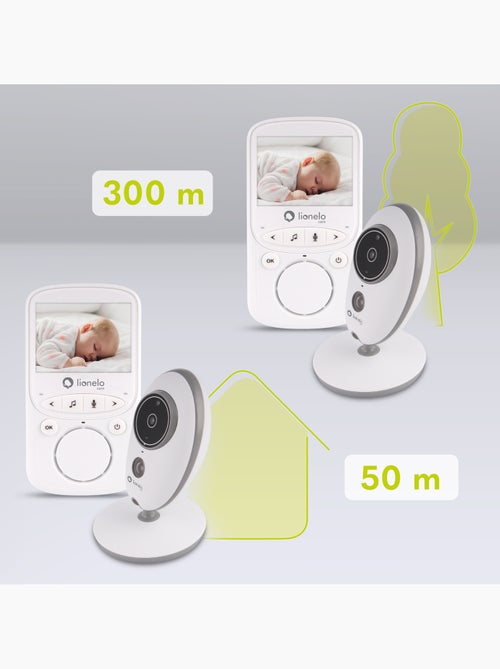 LIONELO Babyline 5.1 - Vigilabebés inalámbrico con vídeo - 2 cámaras - Comunicación bidireccional - Kiabi