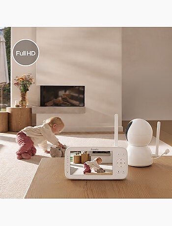 LIONELO Babyline 8.4 videobabyfoon - Monitor - Mobiele app - Bereik 300 m - Huilherkenning