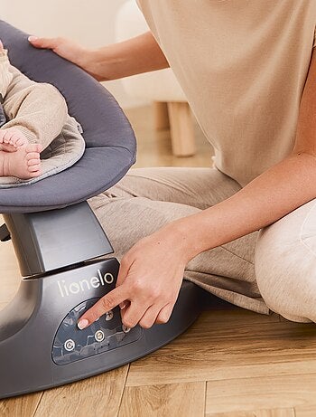 LIONELO Ralf - Hamaca y columpio eléctrico para bebé - Control remoto - 5 velocidades