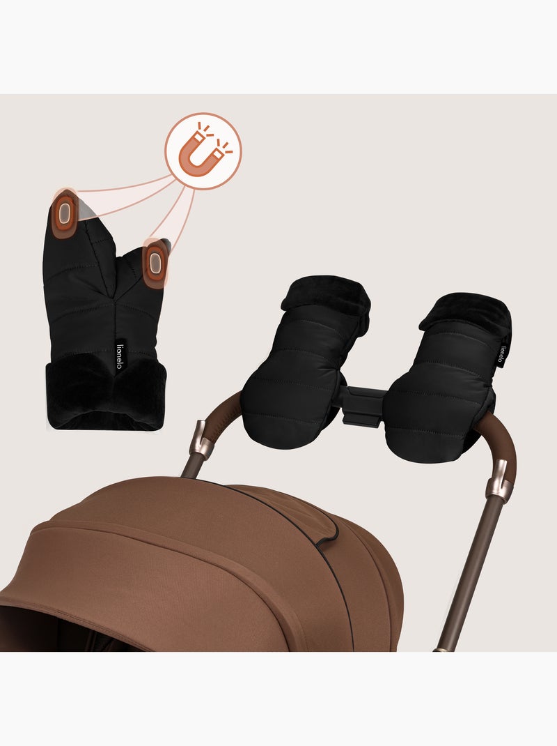 LIONELO Saco para Cochecito - Manopla para Cochecito - Universal - Impermeable Negro Negro - Kiabi