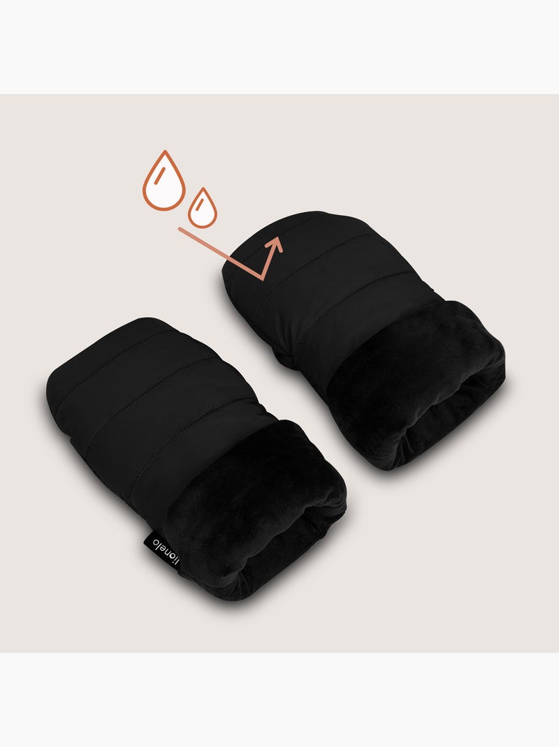 LIONELO Saco para Cochecito - Manopla para Cochecito - Universal - Impermeable Negro Negro - Kiabi