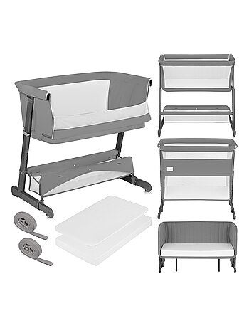 LIONELO Thomi Plus Cama 5 en 1 - Cuna colecho - Moisés - Parque infantil - Sofá cama - Hasta 100 kg