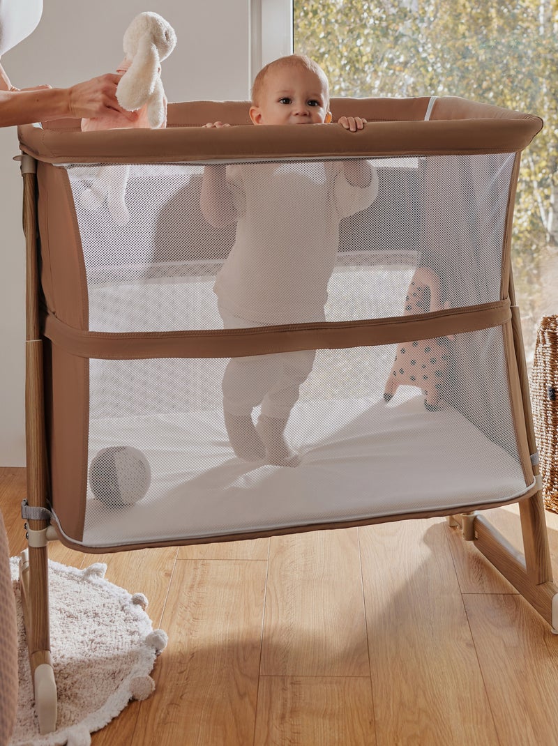 LIONELO Thomi Plus Cama 5 en 1 - Cuna colecho - Moisés - Parque infantil - Sofá cama - Hasta 100 kg Gris - Kiabi