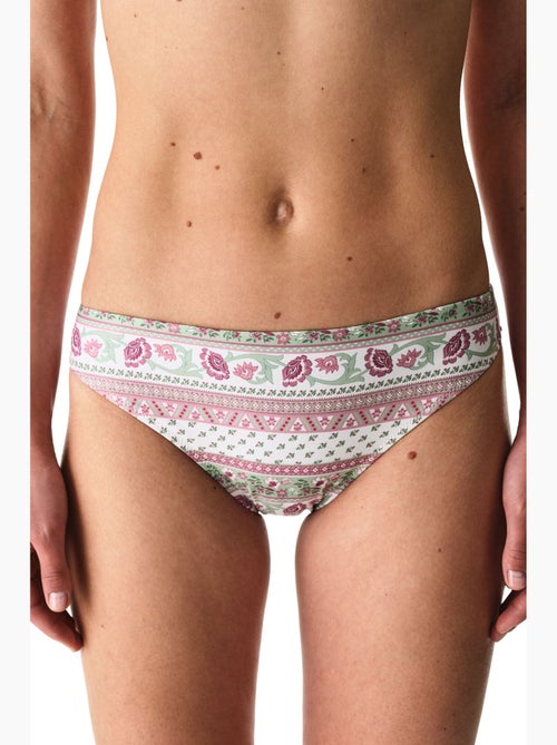 Liriane braguita de bikini floral de tiro medio penti - Kiabi