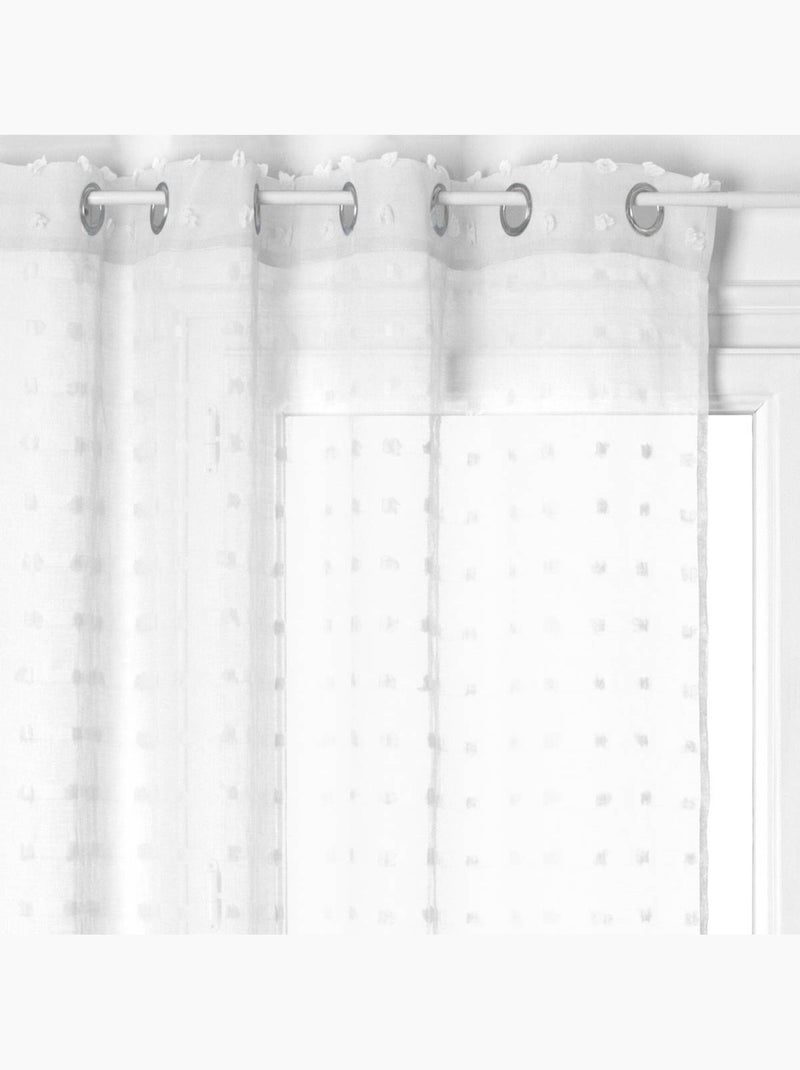 Lirio blanco 140x240cm Blanco - Kiabi
