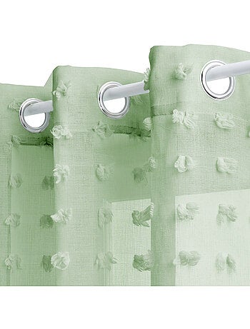 Lirio voile 240x140cm verde celadón