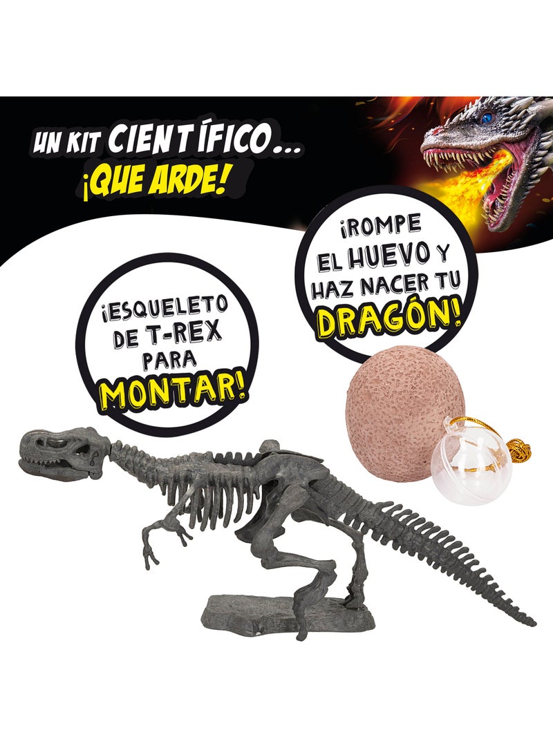 Lisciani juego de dinosaurios y dragones crazy science N/D - Kiabi