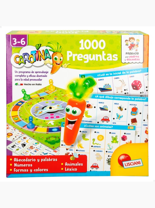 Lisciani juego de mesa 2 en 1 c/bolígrafo parlante carotina - Kiabi