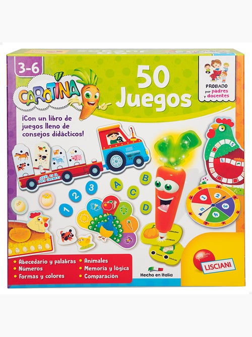 Lisciani juego de mesa 50 juegos c/bolígrafo parlante carotina - Kiabi