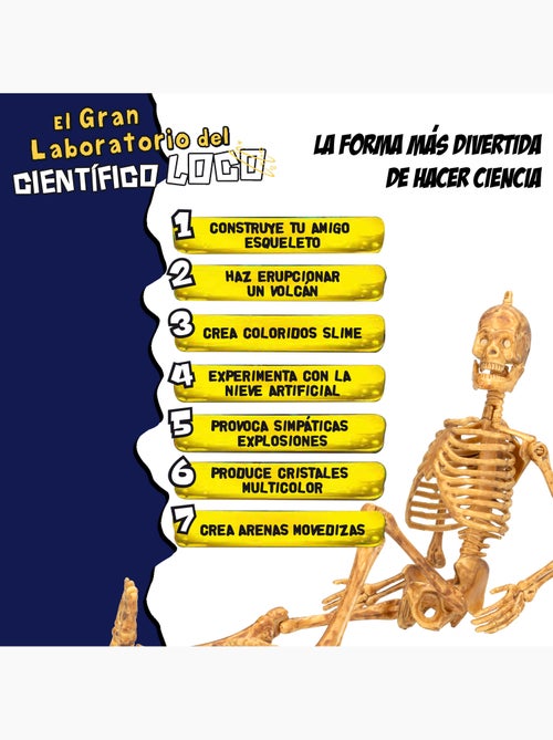Lisciani laboratorio de experimentos científicos crazy science - Kiabi Lisciani laboratorio de experimentos científicos crazy science - Kiabi