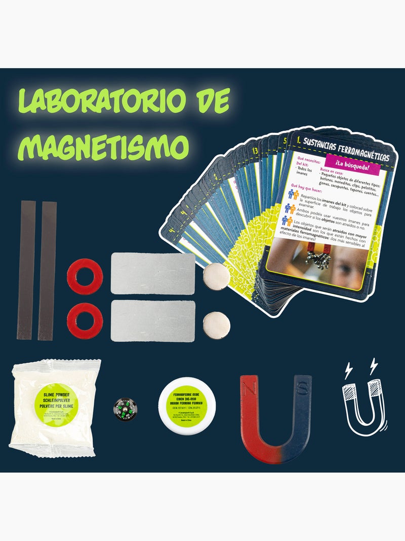 Lisciani laboratorio magnetismo c/50 experimentos científicos i'm a genius N/D - Kiabi