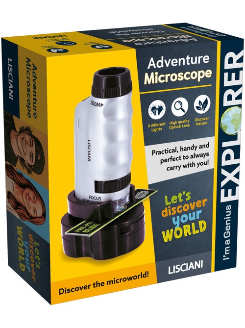 Lisciani micro microscopio para niños portátil, pequeño y ligero 2 en 1 - Kiabi Lisciani micro microscopio para niños portátil, pequeño y ligero 2 en 1 - Kiabi
