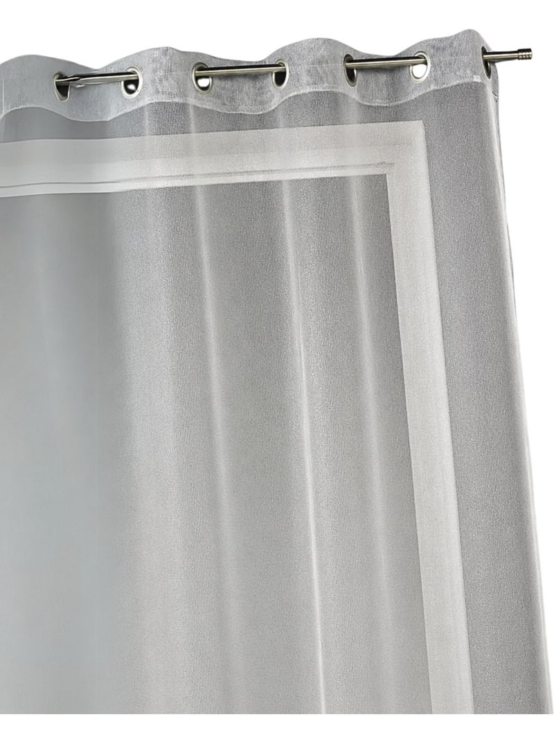 Liso con hilos de lúrex Plata - Kiabi