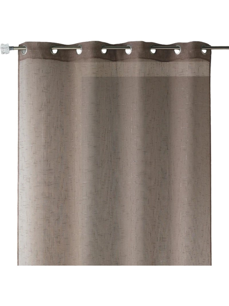 Liso con hilos de lúrex Taupe - Kiabi