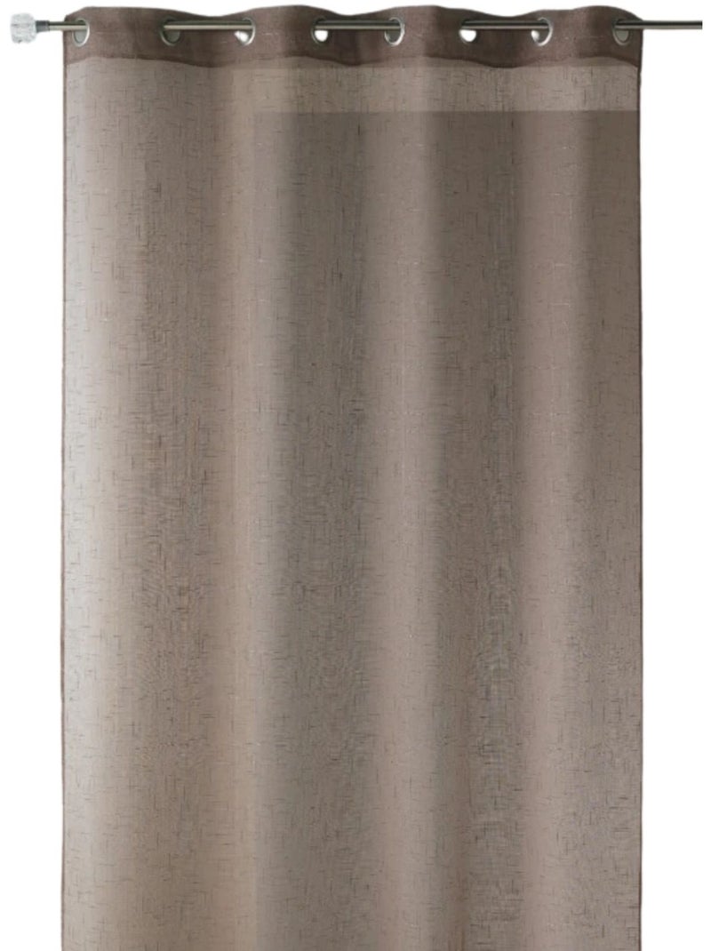 Liso con hilos de lúrex Taupe - Kiabi