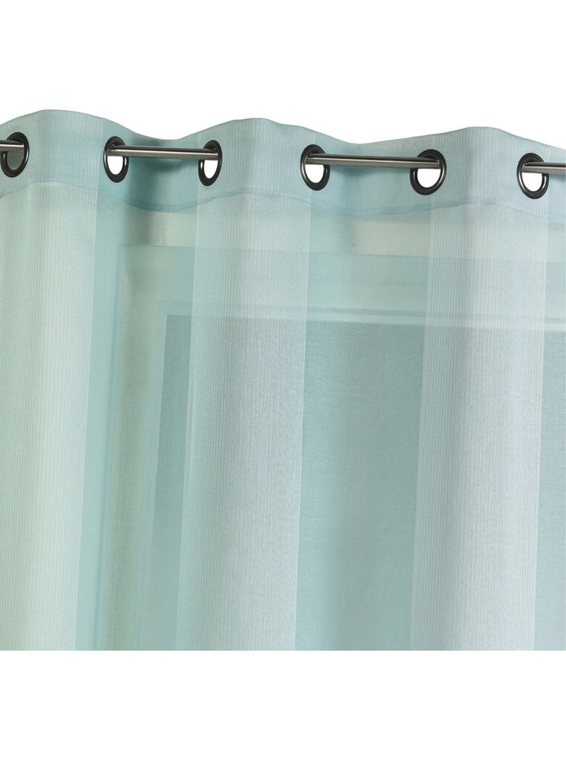 Liso liso con rayas tono sobre tono Azul celeste - Kiabi