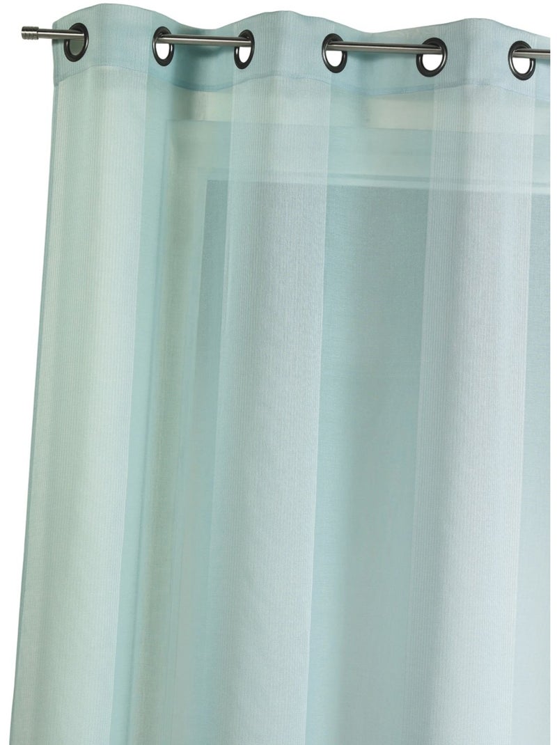 Liso liso con rayas tono sobre tono Azul celeste - Kiabi