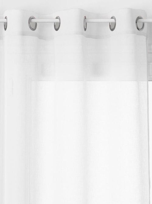 Liso transparente claro con ojales - Kiabi