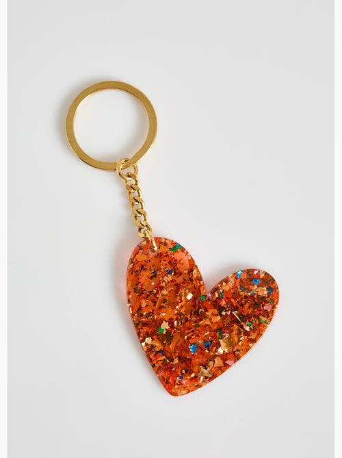 Llavero novedoso de resina con forma de corazón - AFIBEL - Kiabi