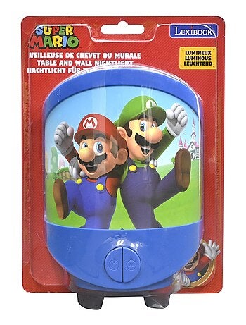 L?mpara de noche de pared y mesa Super Mario
