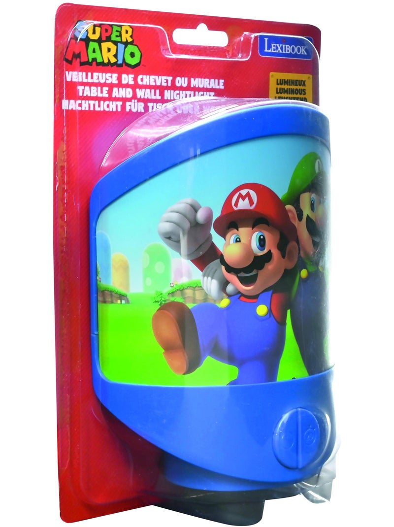 L?mpara de noche de pared y mesa Super Mario Azul - Kiabi